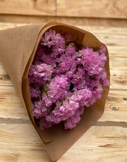 Droogbloemen Statice | Roze | Half Bosje