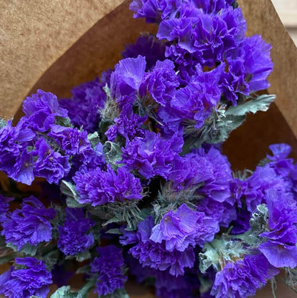 Droogbloemen Statice | Blauw | Half Bosje