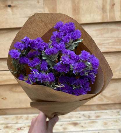 Droogbloemen Statice | Blauw | Half Bosje