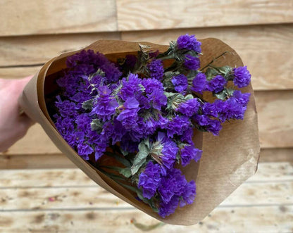 Droogbloemen Statice | Blauw | Half Bosje