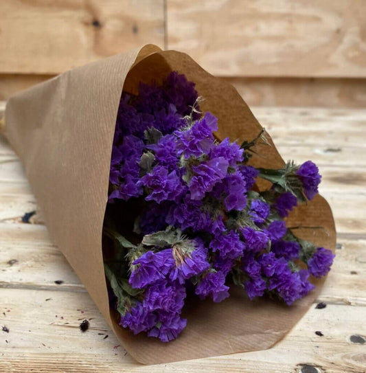 Droogbloemen Statice | Blauw | Half Bosje