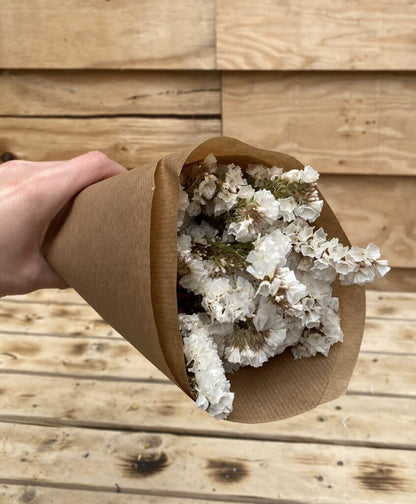 Droogbloemen Statice | Wit | Half Bosje